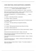 CSCE 3600 FINAL EXAM QUESTIONS & ANSWERS 2024