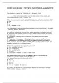 CSCE 3600 EXAM 1 REVIEW QUESTIONS & ANSWERS