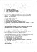 HESI RN HEALTH ASSESSMENT QUESTIONS  AND ANSWERS 2024