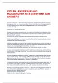 RN LEADERSHIP ONLINE PRACTICE 2023B QUESTIONS AND ANSWERS