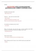 NUR 2755 MDC4 FINAL EXAM&vert;&vert; RASMUSSEN QUESTIONS & 100&percnt; CORRECT ANSWERS LATEST