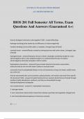 BIOS 201 Fall Semester All Terms&period; Exam Questions And Answers &lpar;Guaranteed A&plus;&rpar;