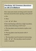 Clarifying 163 Common Questions on CM 214 Midterm  With Expert Answers&vert;70 Pages