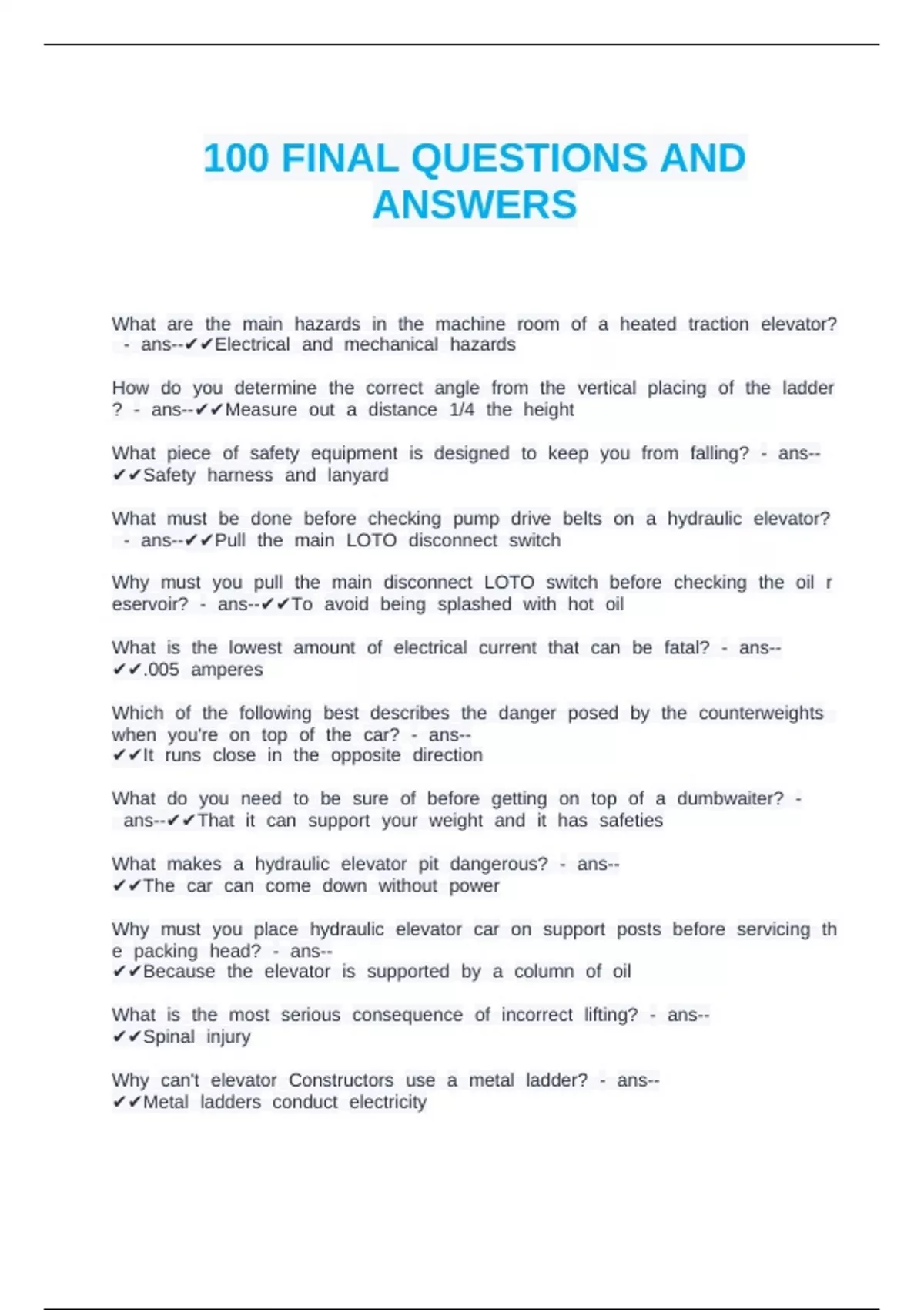 NEIEP 100 Final Exam Version 1 (Latest 2024 / 2025 Update) Questions ...