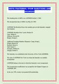 AKPSI FRATERNAL EXAM QUESTIONS AND ANSWERS