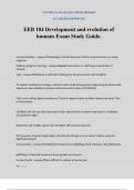 EEB 184 Development and evolution of humans Exam Study Guide&period;
