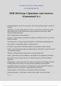 EEB 184 Exam Package Deal 100&percnt; Verified&period;