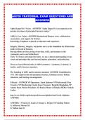 AKPSI FRATERNAL EXAM QUESTIONS AND ANSWERS
