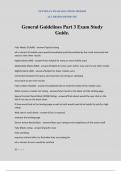 General Guidelines Part 3 Exam Study Guide&period;