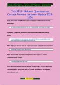 CHM2210L Midterm Questions and  Correct Answers the Latest Update 2025- 202