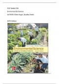 Test Bank for Environmental Science&comma; 16th Edition &lpar;Eldon Enger&comma; 2021 &rpar; All Chapters 1-20&vert; Latest Edition