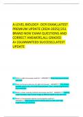 A-LEVEL BIOLOGY- OCR EXAM&comma;LATEST PREMIUM UPDATE &lpar;2024-2025&rpar;&vert;251 BRAND NEW EXAM QUESTIONS AND CORRECT ANSWERS&comma;ALL GRADED A&plus;&vert;GUARANTEED SUCCESS&vert;LATEST UPDATE 