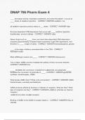 DNAP 706 Pharm Exam 4 questions and answers