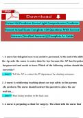 Virtual Ati Predictor Green Light Comprehesive Predictor Newest Actual Exam Complete 420 Questions With Correct Answers &lpar;Verified Answers&rpar; &vert;&vert;Complete A&plus; Guide