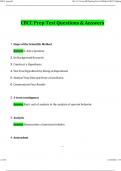 CBCC Prep &lpar;2024 &sol; 2025&rpar; Questions and Verified Answers&comma; 100&percnt; Guarantee Pass
