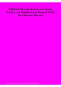  IPMBA Police Cyclist Course Study Guide Law Enforcement Bicycle Patrol Certification Review 2025&sol; 2026 &vert; 100&percnt; Verified with Correct Questions and Answers &vert; Complete IPMBA Police Cyclist Certification Exam Prep Study Resource with Solution