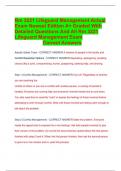 Rm 3221 Lifeguard Management Actual Exam Newest Edition A&plus; Graded With Detailed Questions And All Rm 3221 Lifeguard Management Exam Correct Answers