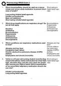 NR293&sol; NR 293 PHARMACOLOGY EXAM 2 ACTUAL EXAM 2024 NEWEST EXAM COMPLETE 100 QUESTIONS AND VERIFIED ANSWERS &sol;&sol; ALREADY GRADED A&plus; &excl;&excl;&excl;