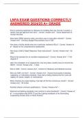 LNFA EXAM QUESTIONS CORRECTLY ANSWERED 2024&sol;25 A&plus; GRADE