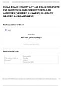 CMAA EXAM NEWEST ACTUAL EXAM COMPLETE 250 QUESTONS AND CORRECT DETAILED ANSWERS &lpar;VERIFIED ANSWERS&rpar; &vert;ALREADY GRADED A&plus;&vert;&vert;BRAND NEW&excl;