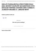 NGN ATI FUNDAMENTALS PROCTORED EXAM 2024 NEWEST COMPLETE 160 QUESTIONS WITH DETAILED VERIFIED ANSWERS &lpar;100&percnt; CORRECT&rpar; &sol;ALREADY GRADED A&plus; &sol;&sol;BRAND NEW&excl;&excl;