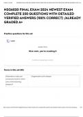 NSG6020 FINAL EXAM 2024 NEWEST EXAM COMPLETE 250 QUESTIONS WITH DETAILED VERIFIED ANSWERS &lpar;100&percnt; CORRECT&rpar; &sol;ALREADY GRADED A&plus;