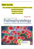 TEST BANK For Davis Advantage for Pathophysiology Introductory Concepts and Clinical Perspectives 3rd Edition By Theresa Capriotti&comma; All 42 Chapters Covered&comma; Verified Latest Edition ISBN&colon;9780803694118