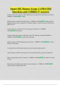 SIE Mastery Bundled Exam Questions and CORRECT Answers