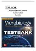 Test Bank for Microbiology&colon; A Systems Approach&comma; 7th Edition by Marjorie Kelly Cowan&comma; All Chapters 1-25 LATEST 