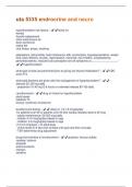 uta 5335 endrocrine and neuro  &lpar;Questions &plus; Answers&rpar; Verified 100&percnt; Correct&excl;&excl;&period;