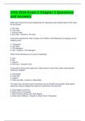 CGS 2518 Exam 1 Chapter 3 Questions and Answers