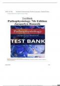 Test Bank For Pathophysiology 7th Edition Questions And Answers 