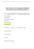 SCSC 301 FINAL EXAM 2024&sol;2025 VERIFIED QUESTIONS AND ANSWERS GRADED A&plus;
