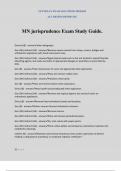 MN jurisprudence Exam Study Guide&period;