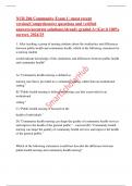 NUR 206 Community Exam 1 &vert; most recent version&vert;Comprehensive questions and verified answers&sol;accurate solutions&vert;Already graded A&plus;&vert;Get it 100&percnt; correct