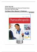 TEST BANK - &lpar;PHARMACOTHERAPEUTICS FOR ADVANCED PRACTICE NURSE PRESCRIBERS&rpar;&comma; 6TH EDITION WOO&comma;&vert;&vert;CHAPTER 1-57 2024