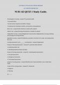 NUR 142 QUIZ 1 Study Guide&period;