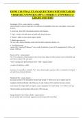 ESPM BUNDLED Exams with Comple Solutions 2024&sol;25 Graded A&plus; &lpar;Everything you need to pass is here&rpar;