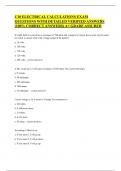 COMPLETE BUNDLE&vert; C10 ELECTRICAL EXAM BUNDLED EXAMS&vert; QUESTIONS WITH COMPLETE SOLUTIONS&vert; TOP-RATED QUALITY 2025