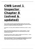 CWB Level 1 Inspector Chapter 8 &lpar;solved & updated&rpar;&period;