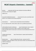 MCAT Organic Chemistry - Isomers Actual Solutions&excl;&excl;