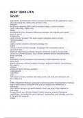 INSY 3303 UTA Scott exam with correct answers Graded A&plus; 2024