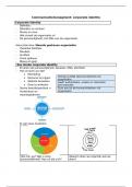Samenvatting -  Communicatiemanagement Identiteit en Imago&lpar;MBO50a&rpar;