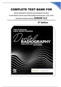 COMPLETE TEST BANK FOR DENTAL RADIOGRAPHY&colon; PRINCIPLES AND TECHNIQUES 6TH EDITION BY JOEN IANNUCCI DDS MS LAURA JANSEN HOWERTON RDH MS &lpar;2024 &ndash; 2025&rpar;&period; LATEST EDITION WITH VERIFIED CHAPTERS&period; &lbrace;GRADE A&plus;&rcub;