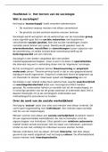 Samenvatting Sociologie H1&period; - 1e jaar Social Work