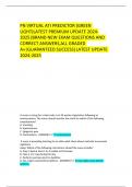  PN VIRTUAL ATI PREDICTOR &lpar;GREEN LIGHT&rpar;LATEST PREMIUM UPDATE 2024-2025&vert;BRAND NEW EXAM QUESTIONS AND CORRECT ANSWERS&comma;ALL GRADED A&plus;&vert;GUARANTEED SUCCESS&vert;LATEST UPDATE 2024-2025