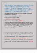 HESI PHARMACOLOGY BSN 315 VERSION EXAM&vert;&vert;  LATELY UPDATED QUESTIONS AND 100&percnt;  CORRECT ANSWERS ALREADY GRADED A&plus;&vert;&vert;  LATEST AND COMPLETE UPDATE 2024-2025 WITH  VERIFIED SOLUTIONS&vert;&vert; ASSURED PASS&excl;&excl;&excl;