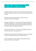 IDSC 3001 QUIZ D EXAM 2025 WITH 100&percnt; ACCURATE SOLUTIONS