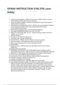 OPNAV INSTRUCTION 5100&period;27B Laser Safety QUESTIONS AND CORRECT DETAILED ANSWERS WITH RATIONALES 2025&sol;2026 &lpar;VERIFIED ANSWERS&rpar; &vert;ALREADY GRADED A&plus;