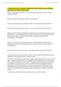 UA BSC 108 EXAM 2 WITH COMPLETE QUESTIONS AND ANSWERS 2024-2025&vert; GUARANTEED PASS&excl;&excl;